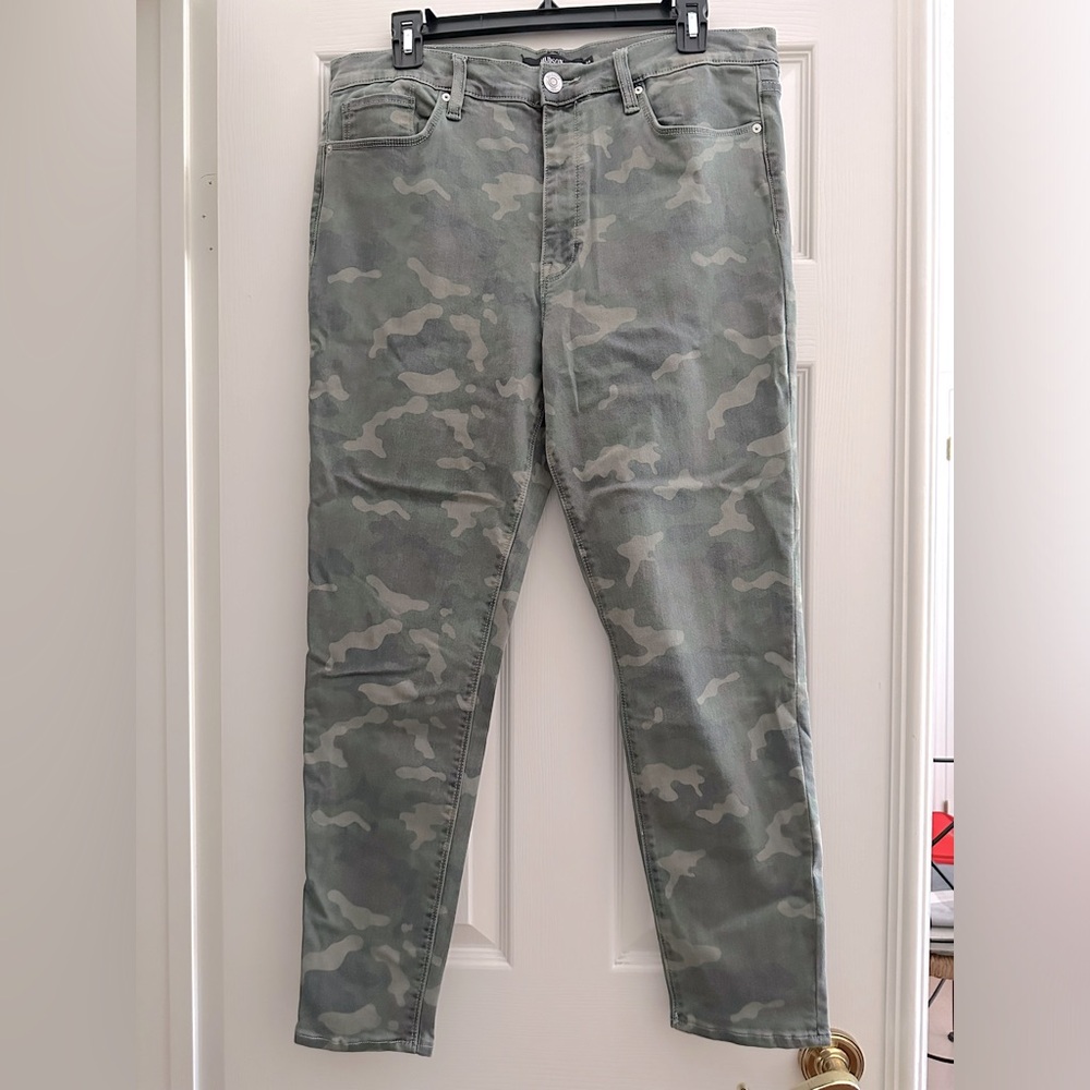 Hudson Barbara Super Skinny Camo Jeans